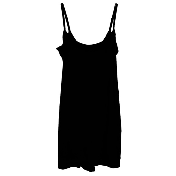 NWT Skims Fits Everybody Slip Dress in Onyx Women’s Sz M - Picture 1 of 9